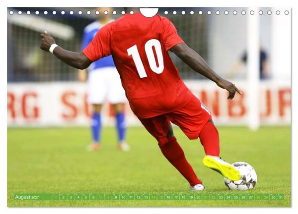 Produktbild: Ich liebe Fu&szlig;ball (Wandkalender 2027 DIN A4 quer), CALVENDO Monatskalender