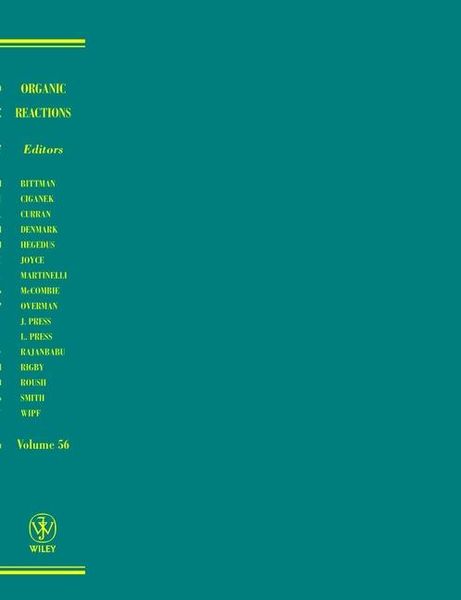 Produktbild: Organic Reactions, Volume 56