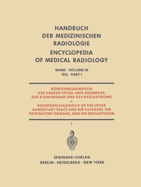 Produktbild: R&ouml;ntgendiagnostik der Oberen Speise- und Atemwege, der Atemorgane und des Mediastinums