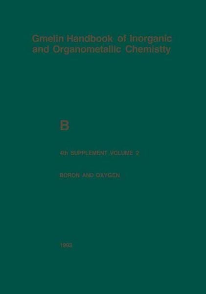 Produktbild: Boron and Oxygen