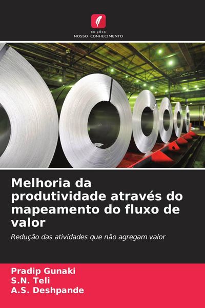 Produktbild: Melhoria da produtividade atrav&eacute;s do mapeamento do fluxo de valor