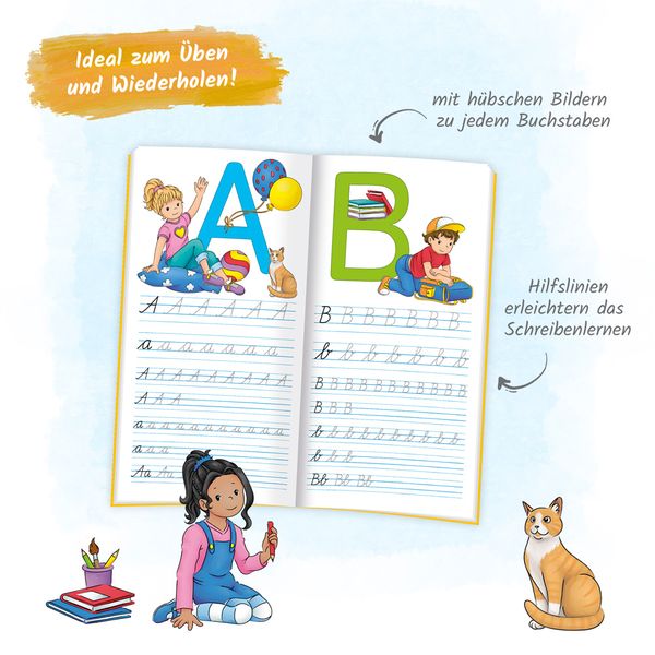 Produktbild: Tr&ouml;tsch Mein erstes &Uuml;bungsbuch Buchstaben Schreibschrift