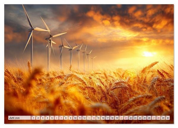 Produktbild: Windtr&auml;ume (Wandkalender 2026 DIN A2 quer), CALVENDO Monatskalender