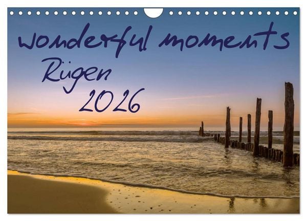 Produktbild: wonderful moments - R&uuml;gen 2026 (Wandkalender 2026 DIN A4 quer), CALVENDO Monatskalender