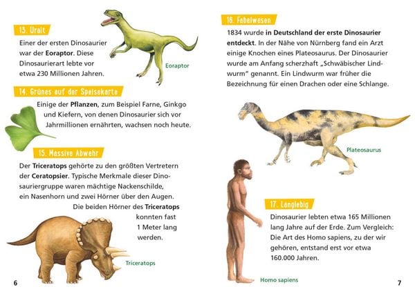 Produktbild: Pixi Wissen 55: Dinosaurier. 100 erstaunliche Tatsachen