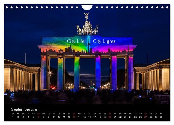 Produktbild: Colours of Berlin (Wandkalender 2026 DIN A4 quer), CALVENDO Monatskalender