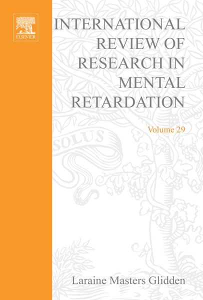 Produktbild: International Review of Research in Mental Retardation