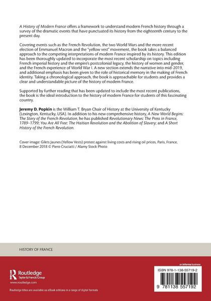 Produktbild: A History of Modern France