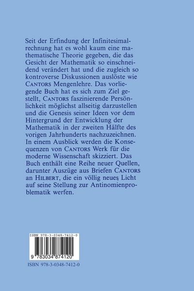 Produktbild: Georg Cantor 1845 &ndash; 1918