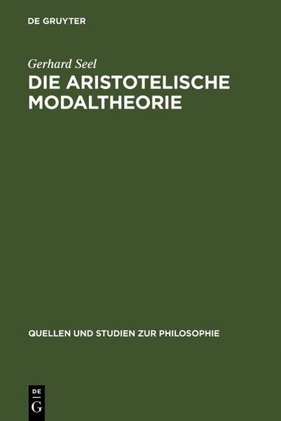 Produktbild: Die Aristotelische Modaltheorie
