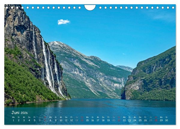 Produktbild: Skandinavien - Fjorde, Sch&auml;ren und Meer... (Wandkalender 2026 DIN A4 quer), CALVENDO Monatskalender