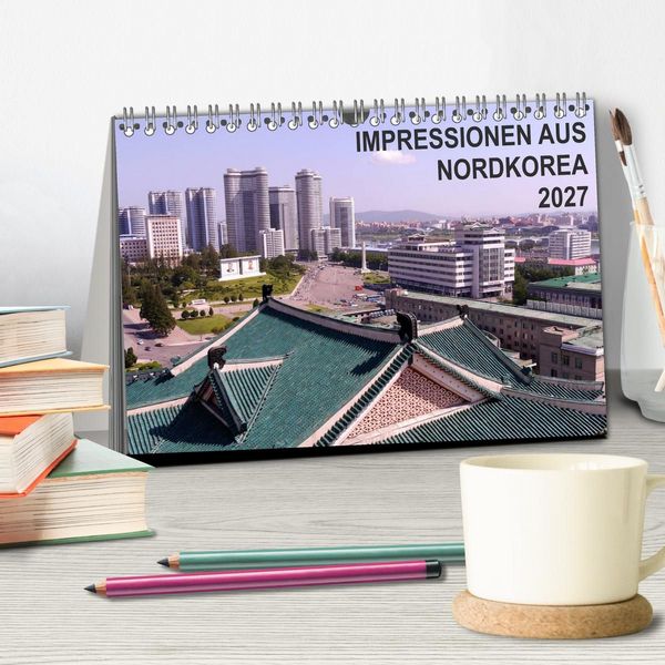 Produktbild: Impressionen aus Nordkorea (Tischkalender 2027 DIN A5 quer), CALVENDO Monatskalender