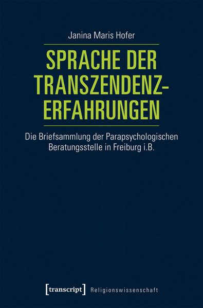 Produktbild: Sprache der Transzendenzerfahrungen