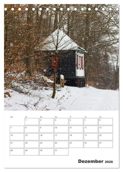Produktbild: Wittgenstein &ndash; Eine Region mit beeindruckend sch&ouml;ner Landschaft (Tischkalender 2026 DIN A5 hoch), CALVENDO Monatskalender