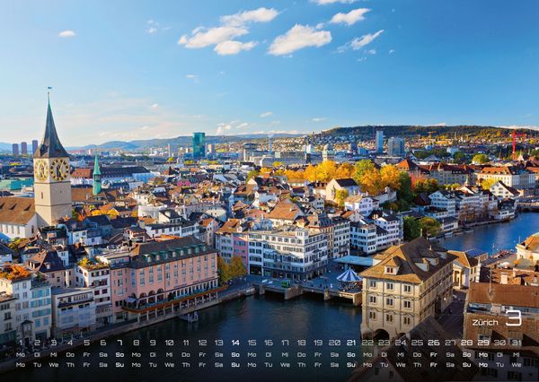 Produktbild: Schweiz - 2027 - Kalender DIN A3
