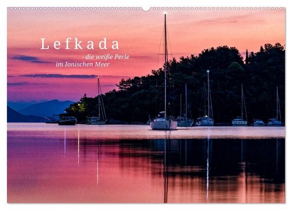 Lefkada - die weiße Perle im Ionischen Meer (Wandkalender 2026 DIN A2 quer), CALVENDO Monatskalender