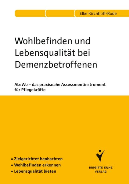 Produktbild: Wohlbefinden und Lebensqualit&auml;t bei Demenzbetroffenen