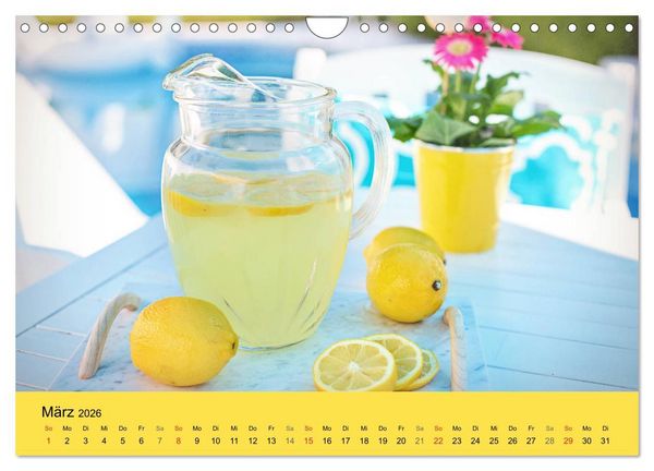 Produktbild: Gibt das Leben dir Zitronen, frag nach Zucker und Gew&uuml;rzen! (Wandkalender 2026 DIN A4 quer), CALVENDO Monatskalender