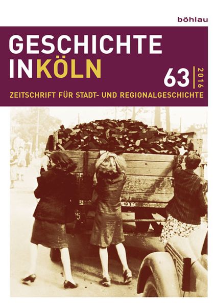 Produktbild: Geschichte in K&ouml;ln 63 (2016)