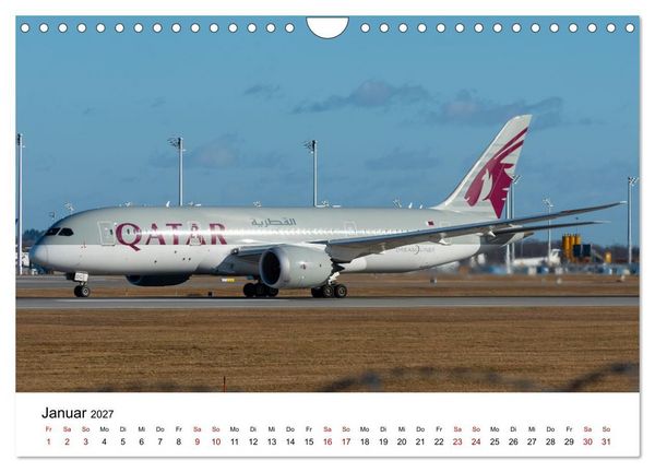 Produktbild: Boeing 787 Kalender (Wandkalender 2027 DIN A4 quer), CALVENDO Monatskalender