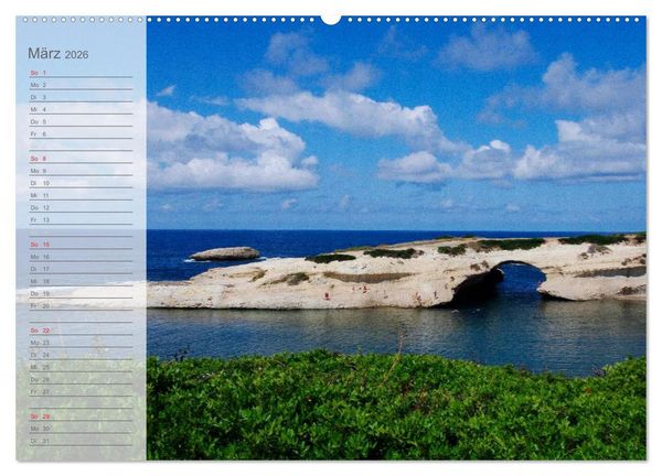 Produktbild: Die sch&ouml;nsten K&uuml;sten Italiens (Wandkalender 2026 DIN A2 quer), CALVENDO Monatskalender