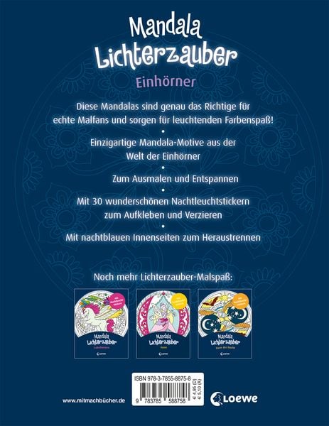 Produktbild: Mandala-Lichterzauber - Einhörner