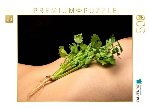 CALVENDO Puzzle Koriander | 500 Teile Lege-Größe 48 × 36 cm Foto-Puzzle für Erwachsene