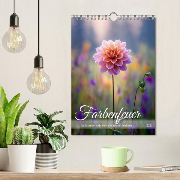 Produktbild: Farbenfeuer (Wandkalender 2026 DIN A4 hoch), CALVENDO Monatskalender
