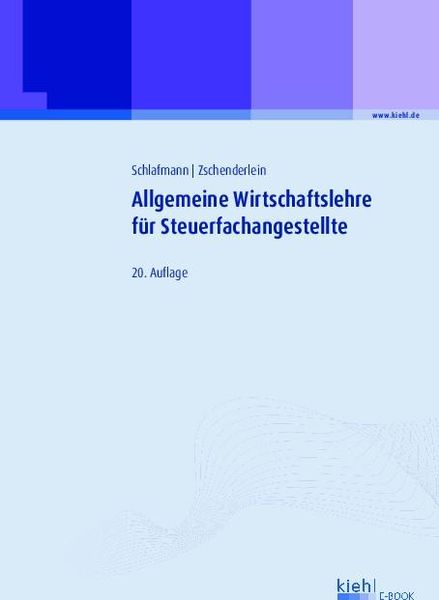 Produktbild: Allgemeine Wirtschaftslehre f&uuml;r Steuerfachangestellte