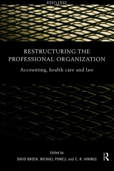 Produktbild: Restructuring the Professional Organization