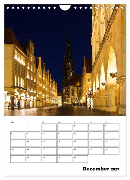 Produktbild: M&uuml;nster entdecken (Wandkalender 2027 DIN A4 hoch), CALVENDO Monatskalender
