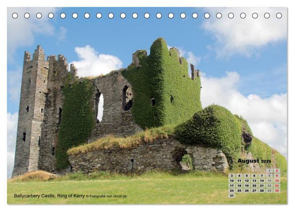 Produktbild: Irland (Tischkalender 2026 DIN A5 quer), CALVENDO Monatskalender