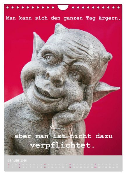 Produktbild: Lebensfreude in harten Zeiten (Wandkalender 2026 DIN A4 hoch), CALVENDO Monatskalender