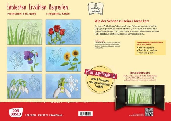 Produktbild: Wie der Schnee zu seiner Farbe kam. Kamishibai Bildkartenset.
