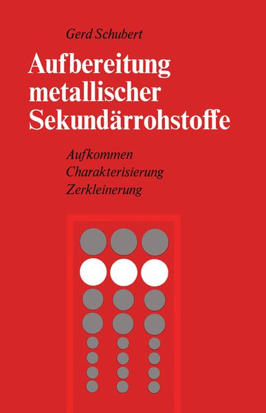 Produktbild: Aufbereitung metallischer Sekund&auml;rrohstoffe