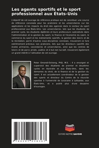 Produktbild: Les agents sportifs et le sport professionnel aux &Eacute;tats-Unis