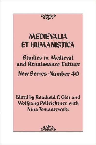 Produktbild: Medievalia et Humanistica, No. 40