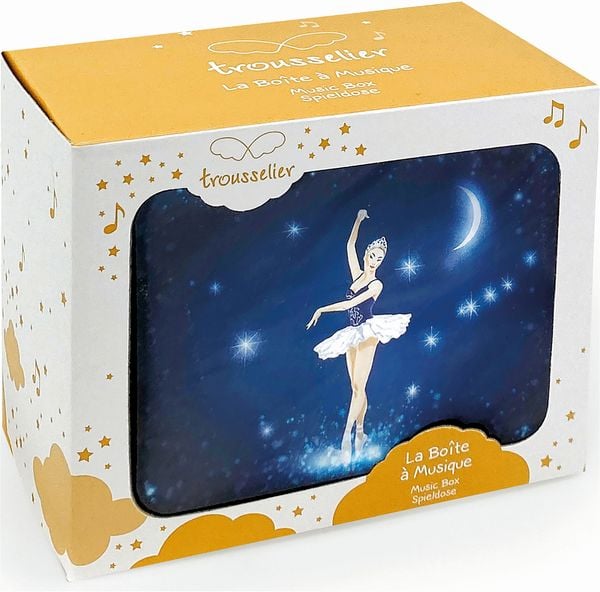 Schmuckkästchen mit Musik, Ballerina, nachtleuchtend