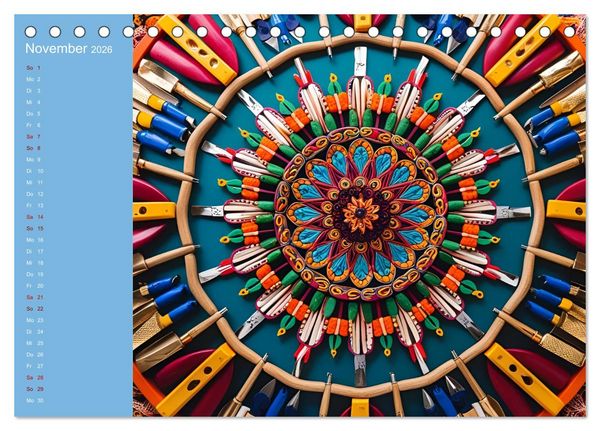 Produktbild: Werkzeug-Magie (Tischkalender 2026 DIN A5 quer), CALVENDO Monatskalender