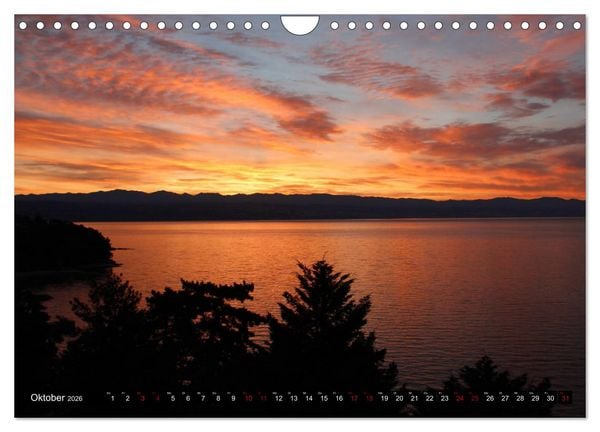 Produktbild: Kroatische Adria - Von Opatija bis Krk (Wandkalender 2026 DIN A4 quer), CALVENDO Monatskalender