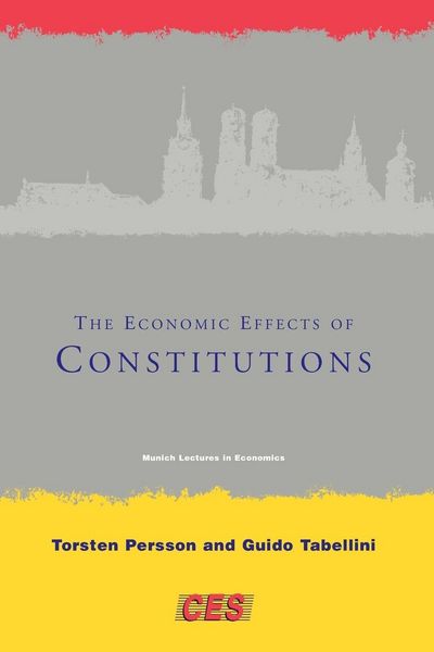 Produktbild: The Economic Effects of Constitutions