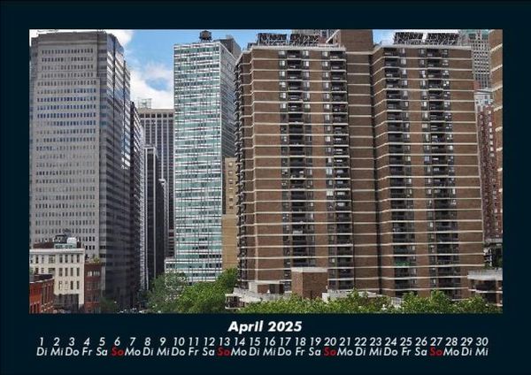 Produktbild: New York 2025 Fotokalender DIN A5