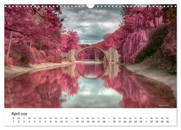 Produktbild: Die Lausitz durch den Infrarotfilter (Wandkalender 2026 DIN A3 quer), CALVENDO Monatskalender
