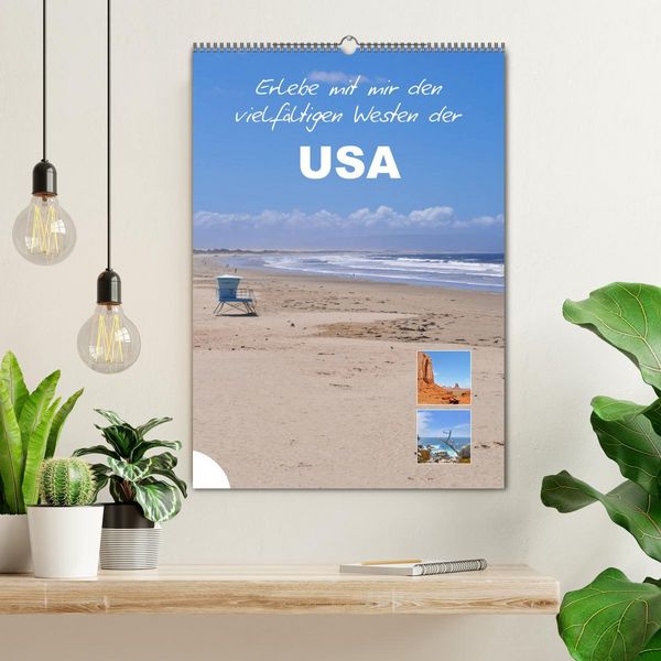 Produktbild: Erlebe mit mir den vielf&auml;ltigen Westen der USA (Wandkalender 2026 DIN A2 hoch), CALVENDO Monatskalender