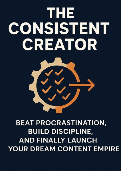 Produktbild: The Consistent Creator: Beat Procrastination, Build Discipline, and Finally Launch Your Dream Content Empire