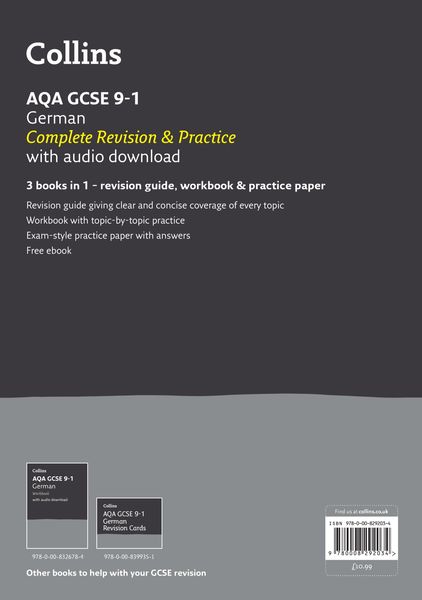Produktbild: Bates, A: AQA GCSE 9-1 German All-in-One Complete Revision a