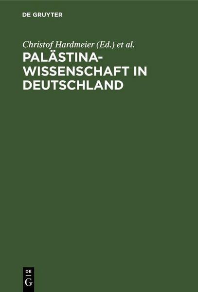 Produktbild: Pal&auml;stinawissenschaft in Deutschland