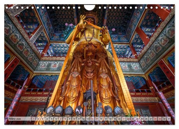 Produktbild: Metropolen Chinas - Peking, Shanghai, Hongkong (Wandkalender 2026 DIN A4 quer), CALVENDO Monatskalender