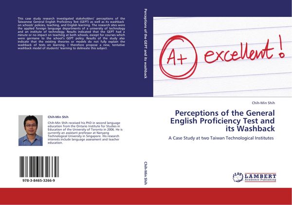 Produktbild: Perceptions of the General English Proficiency Test and its Washback