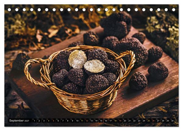 Produktbild: Tr&uuml;ffel - schwarzes Gold (Tischkalender 2027 DIN A5 quer), CALVENDO Monatskalender